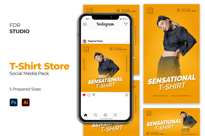 T-Shirt Store Social Media Pack