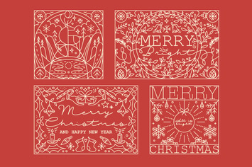 Mini Merry Badges