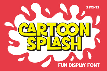 Cartoon Splash - Joyful Display Font