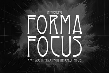 Forma Focus - Vintage 1900s Typeface