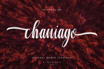 Chaniago Natural Brush Typeface