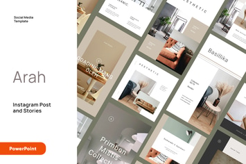 Arah - Architecture Instagram Kit Powerpoint