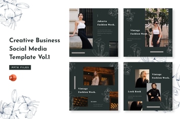 Creative Business Social Media Template Vol. 1