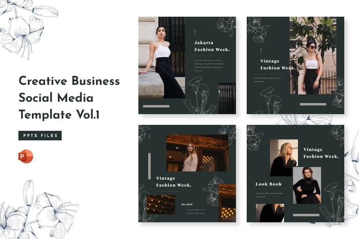 Creative Business Social Media Template Vol. 1