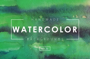Handmade Watercolor Backgrounds Vol.22