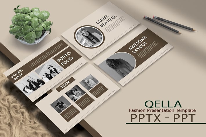 QELLA - Fashion Powerpoint Template