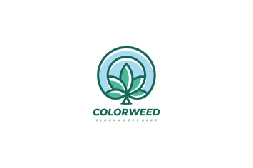 Colorful Cannabis Logo