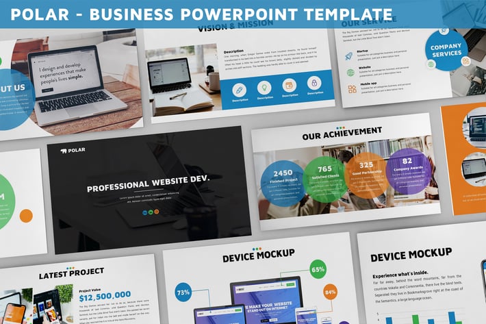 Polar - Business Powerpoint Template