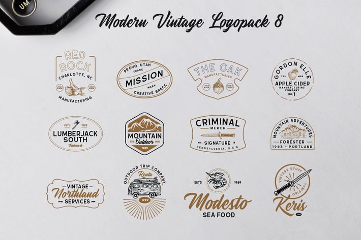 Modern Vintage Logopack 08
