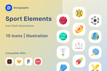 Sport Elements Icon Pack