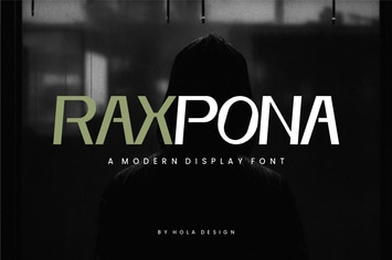 Raxpona - Modern Display Font