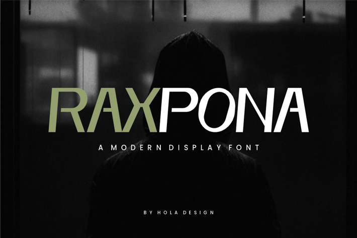 Raxpona - Modern Display Font