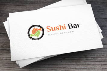 Sushi Bar Logo Template