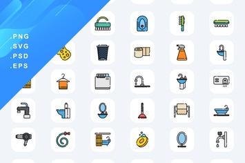 Bathroom Icons