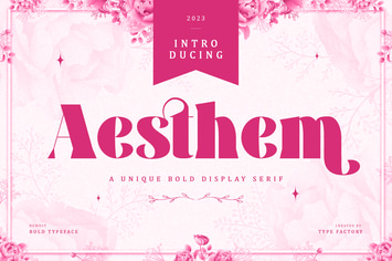 Aesthem - Unique Display Serif