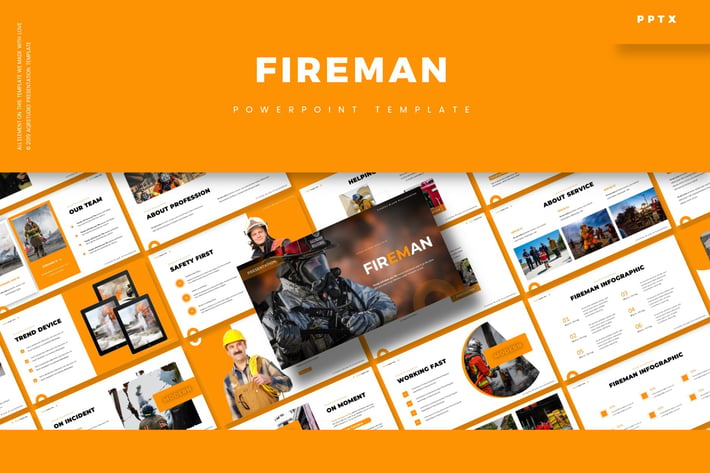 Fireman - Powerpoint Template