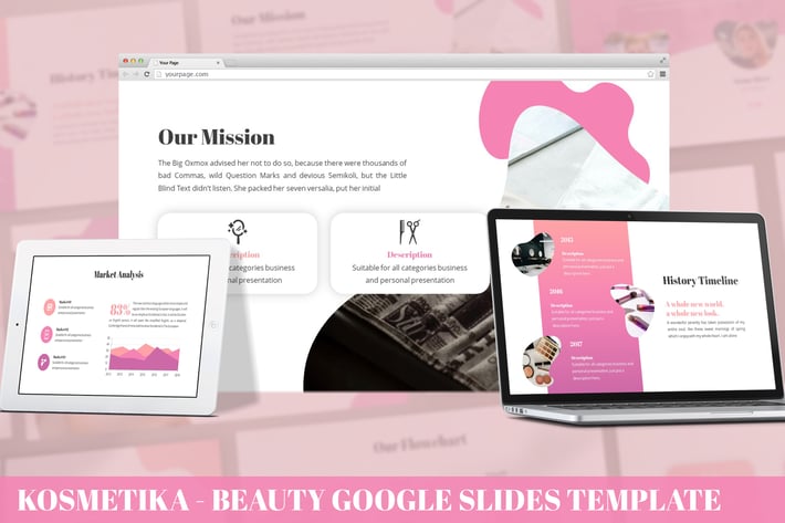 Kosmetika - Beauty Google Slides Template
