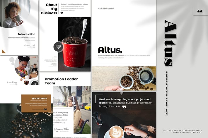 Altus - A4 Powerpoint Template