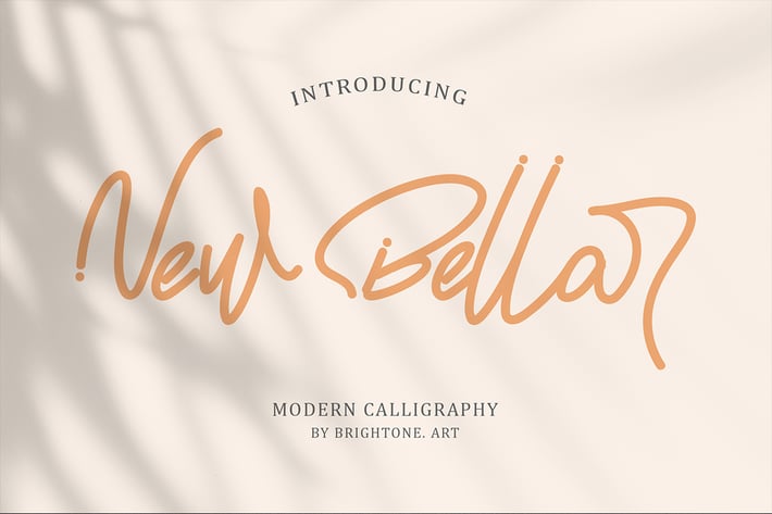 New Bellar - Monoline handwritten