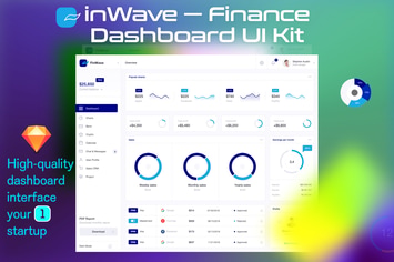 16_Overview. inWave — Finance dashboard UI Kit