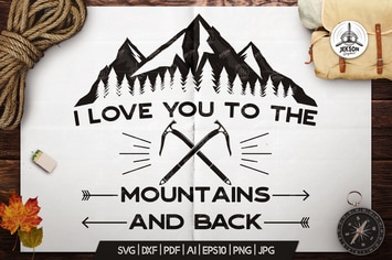 Mountain Adventure Badge, Vintage Camp Logo Patch