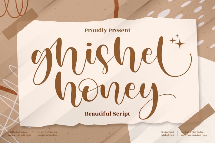 Ghisel Honey Bouncy Script