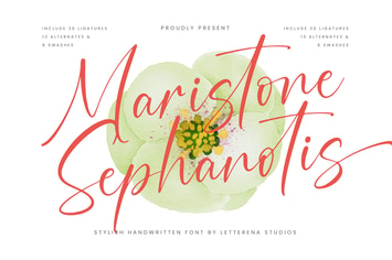 Maristone Sephanotis Stylish Handwritten Font