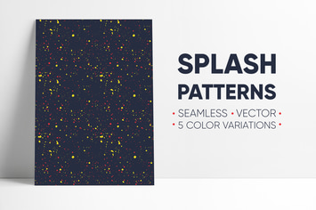 Seamless Splash Patterns