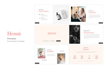 Henni - Beauty Salon Powerpoint Template