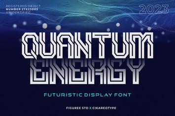 Quantum Energy – Futuristic Display Font