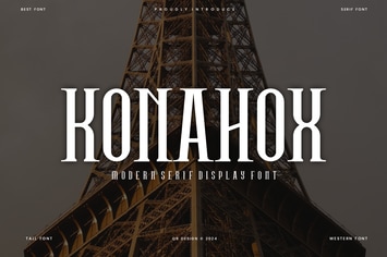 Konahox - Modern Serif Font