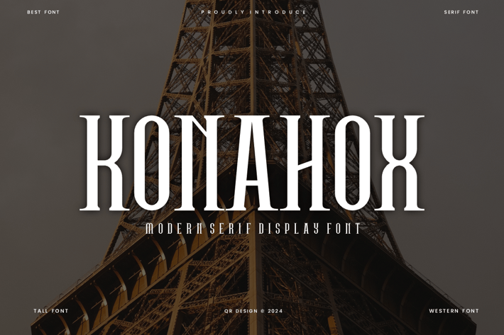 Konahox - Modern Serif Font