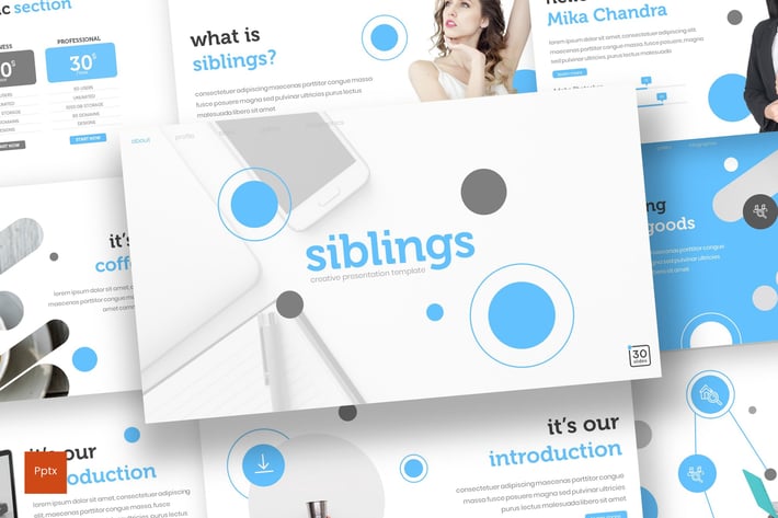 Siblings - Powerpoint Template