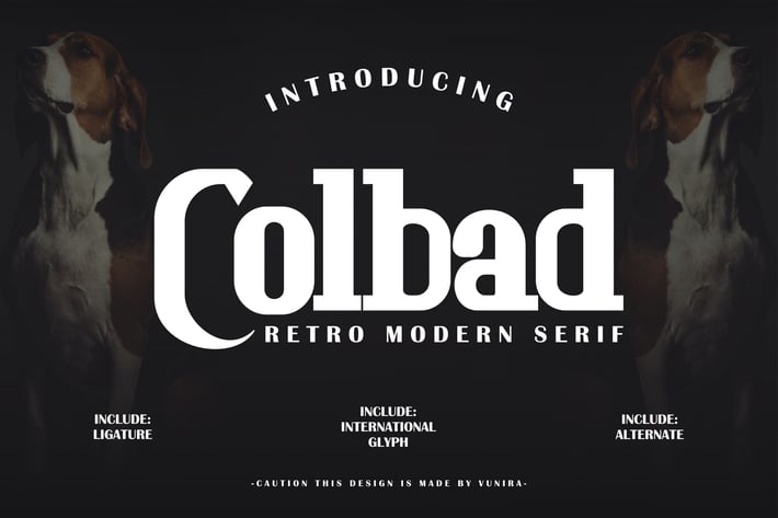 Colbad | Retro Modern Serif