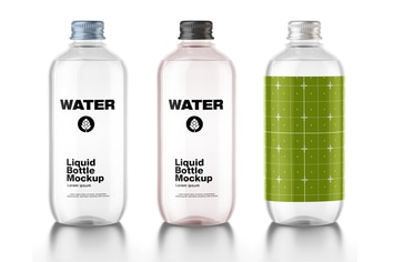 Water Bottle Mockup