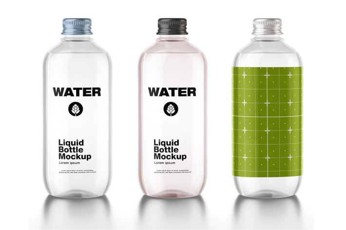 Water Bottle Mockup