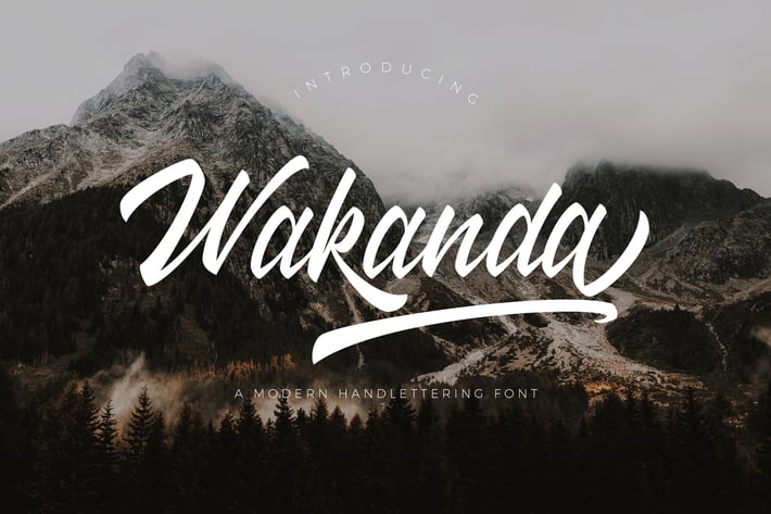 Wakanda Script Business Font