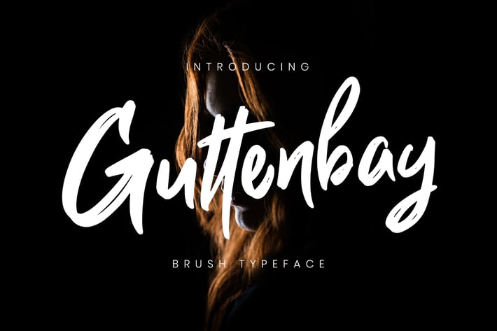 Guttenbay Brush Business Font