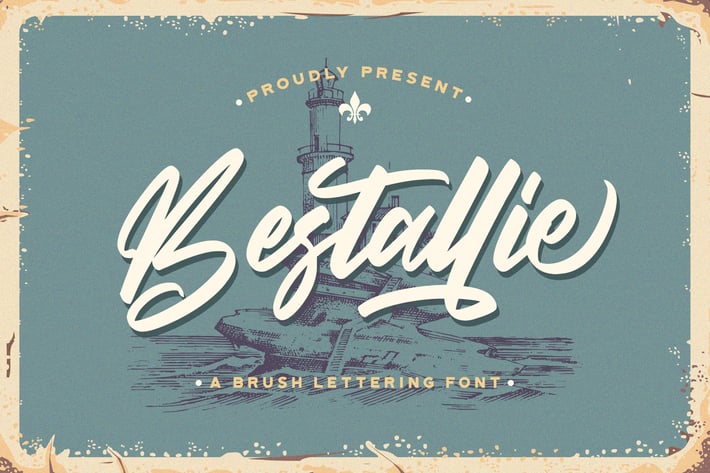 Bestallie - Bold Script Font