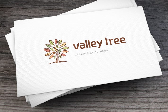Valley Tree Logo Template