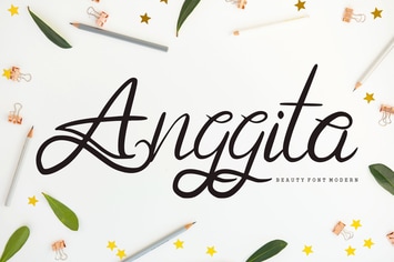 Anggita | Beauty Modern Font