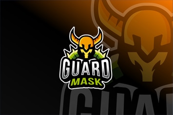 Guard Mask Esport Logo Template
