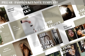 Pillar - Fashion Keynote Template