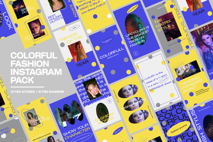 Colorful Fashion Instagram Pack