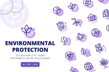 Environmental Protection (Line and Solid)