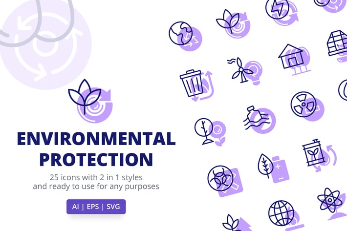 Environmental Protection (Line and Solid)