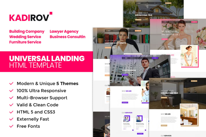Universal Landing Page Template