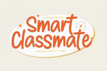Smart Classmate - Brush Script Font