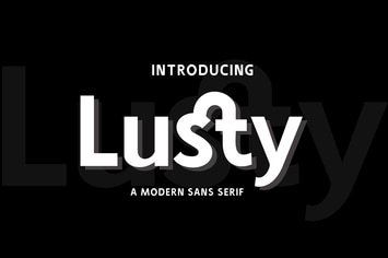 Lusty - Modern Sans Serif