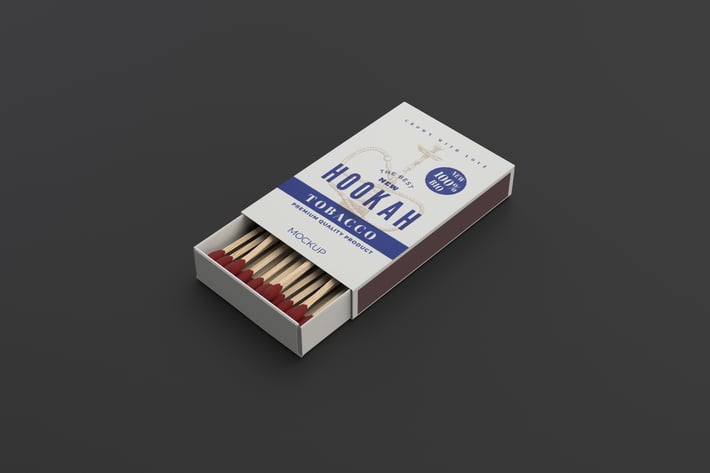 Matches Box Mockup